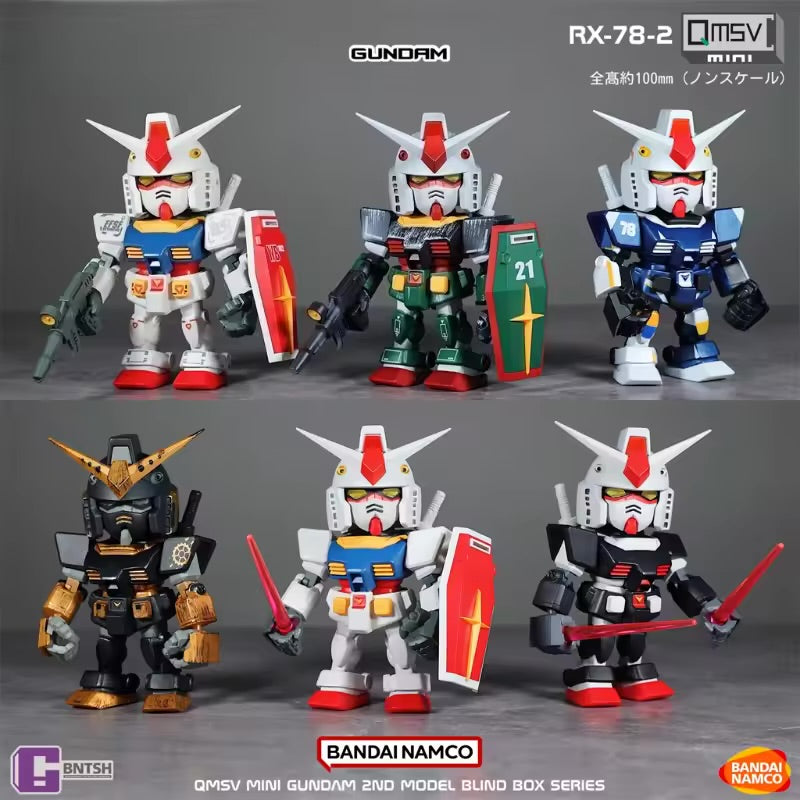 BANDAI RX-78 2nd MODEL GUNDAM QMSV Mini Blind Box