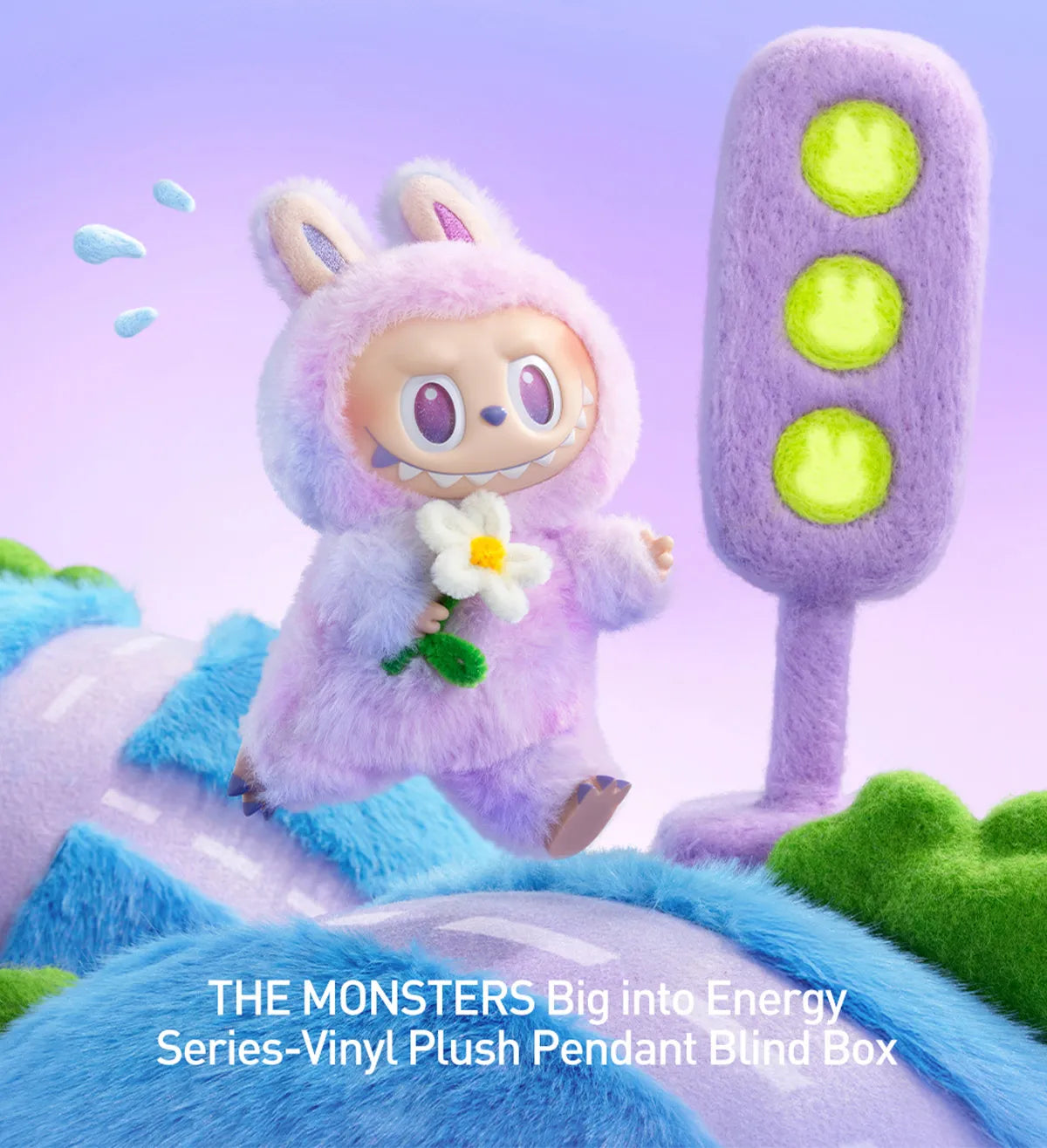 POP MART LABUBU The Monsters Big into Energy Series Vinyl Plush Pendant