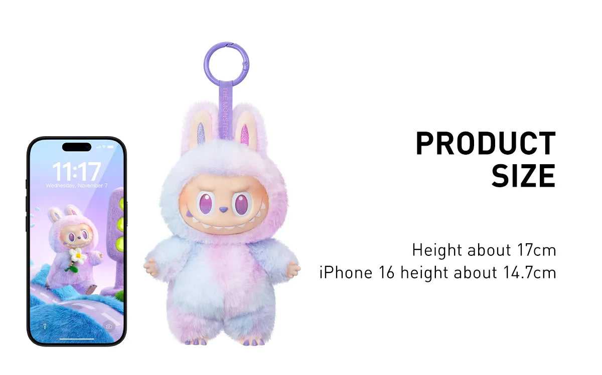 POP MART LABUBU The Monsters Big into Energy Series Vinyl Plush Pendant