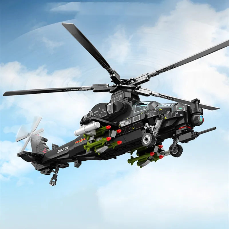 SEMBO Black Armed Helicopter