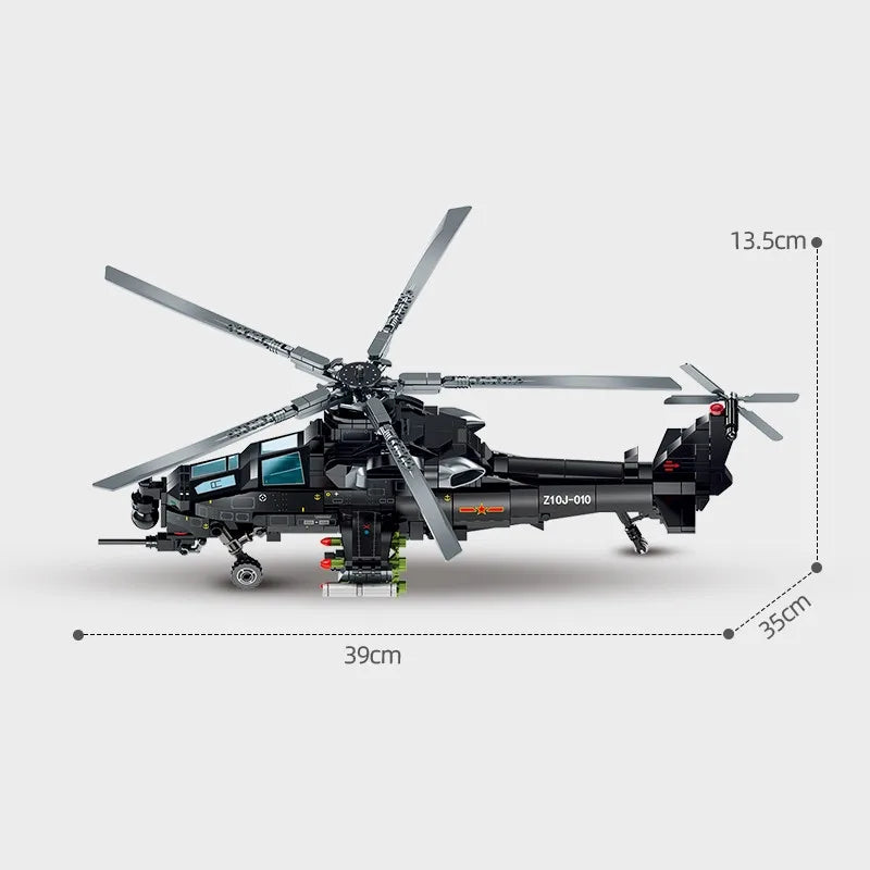 SEMBO Black Armed Helicopter