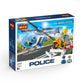 COGO Police Series - Police Helicopter & Run Away Motorcycle