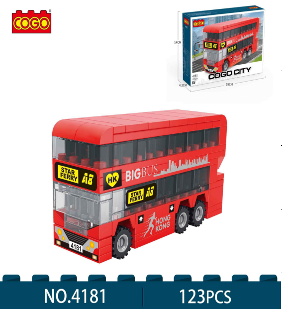 COGO Mini Double Decker Bus