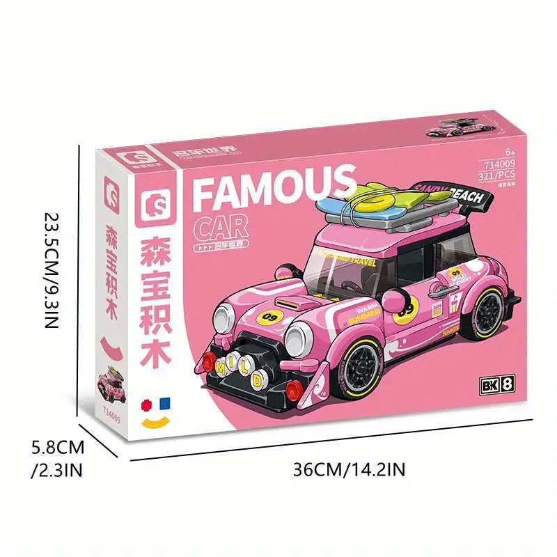 SEMBO World Famous Car Series - Pink