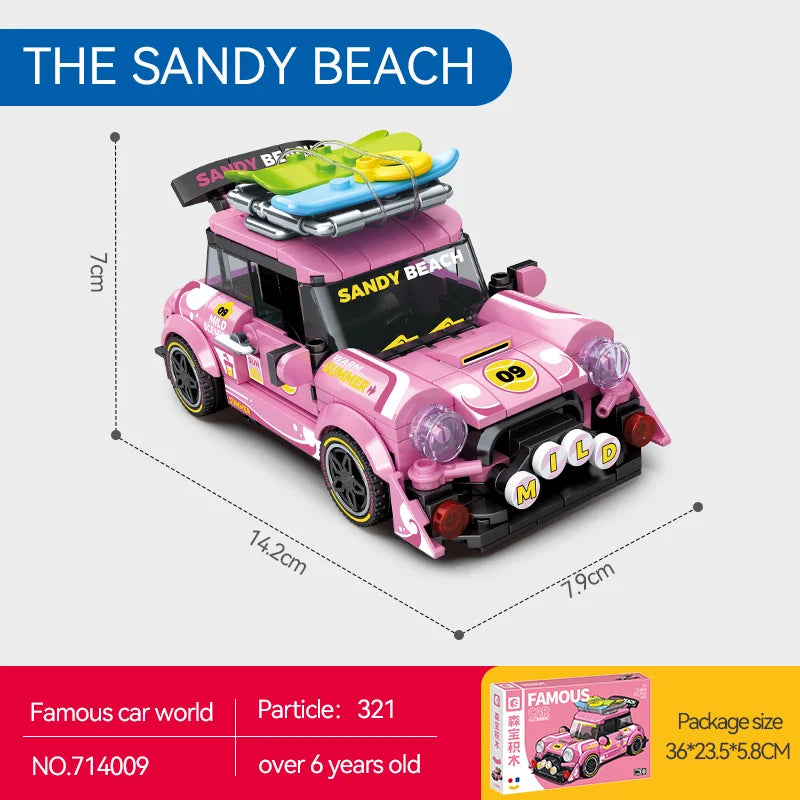 SEMBO World Famous Car Series - Pink