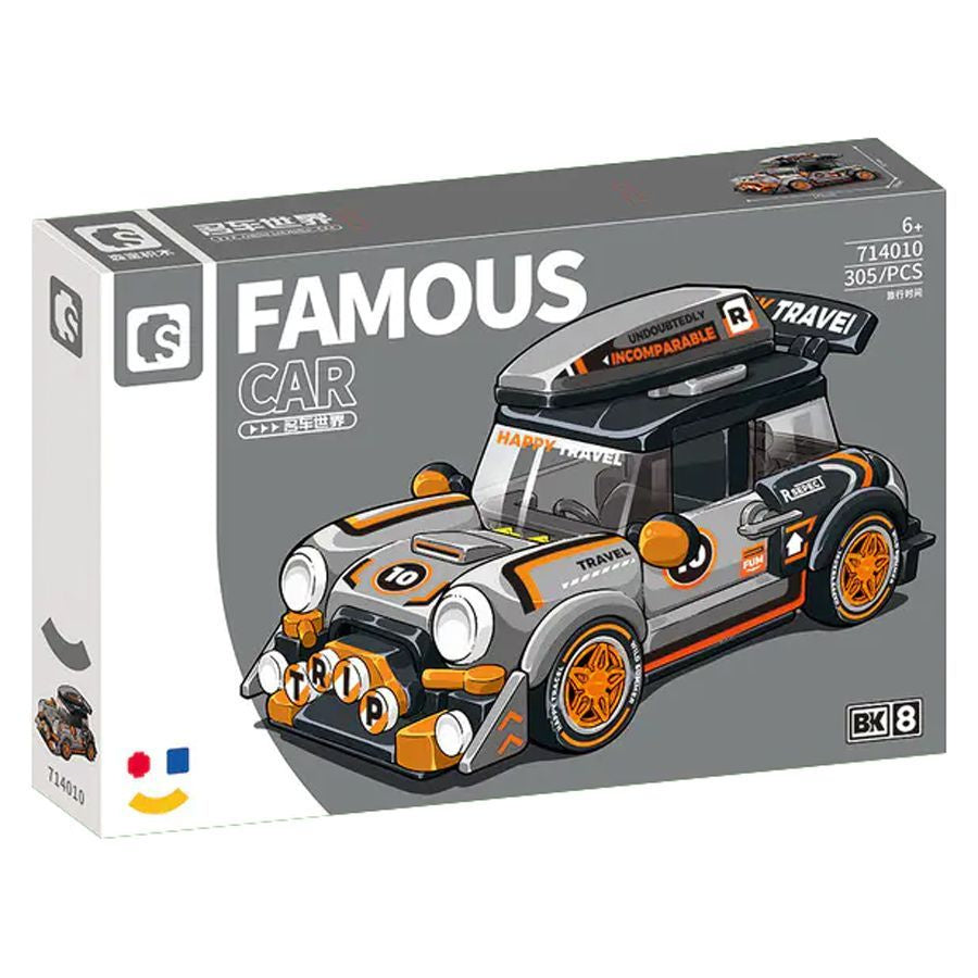 SEMBO World Famous Car Series - Orange & Black