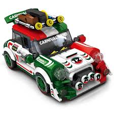 SEMBO World Famous Car Series - Green White & Red