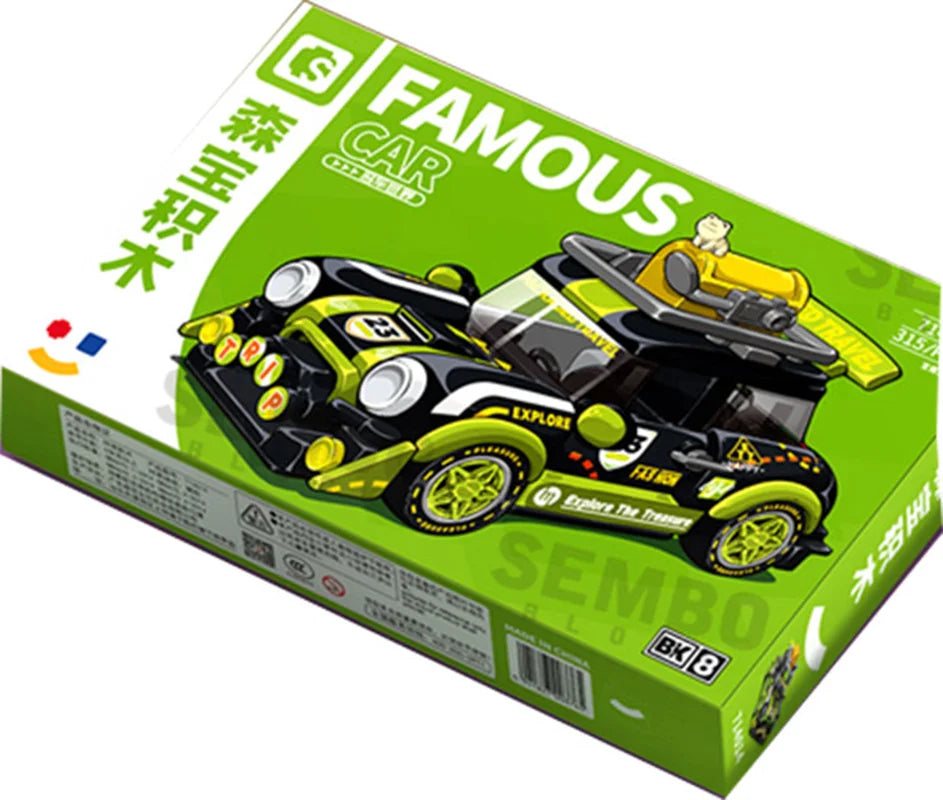 SEMBO World Famous Car Series - Black & Green