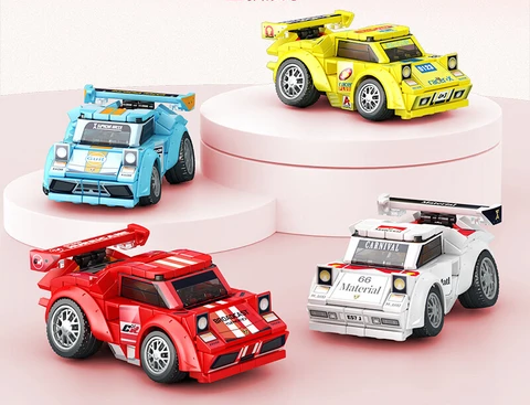 SEMBO Mini Race Cars - Red