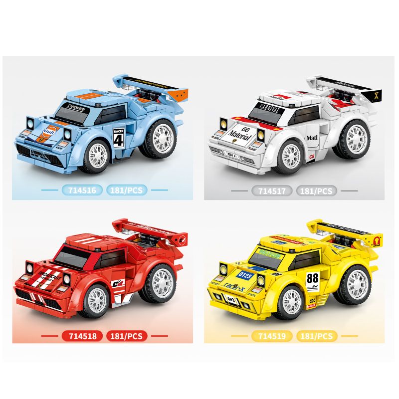 SEMBO Mini Race Cars - Yellow