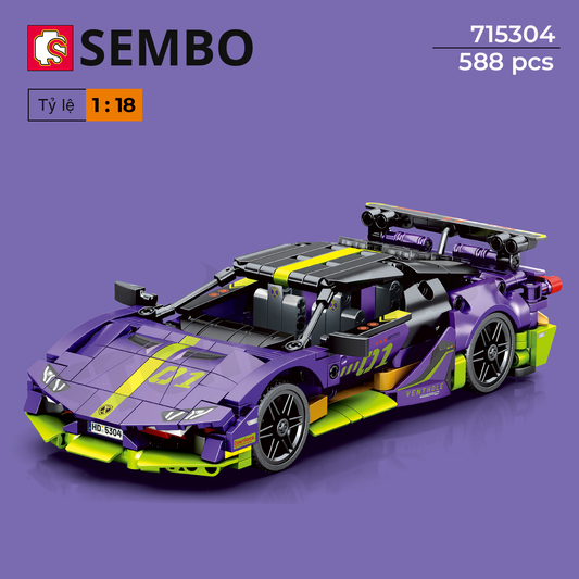 SEMBO Sport Car Series - Purple 01