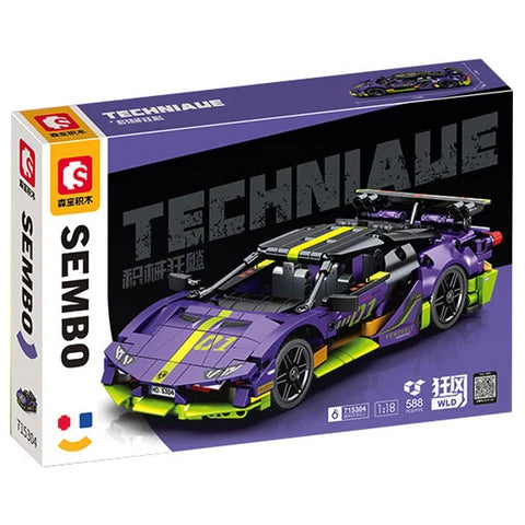 SEMBO Sport Car Series - Purple 01