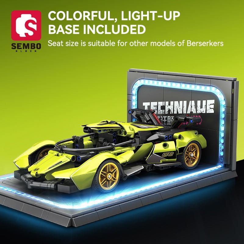 SEMBO Sport Car Series - Green 53