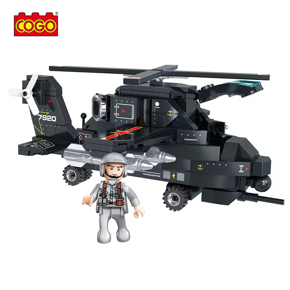 COGO Mini Military Helicopter