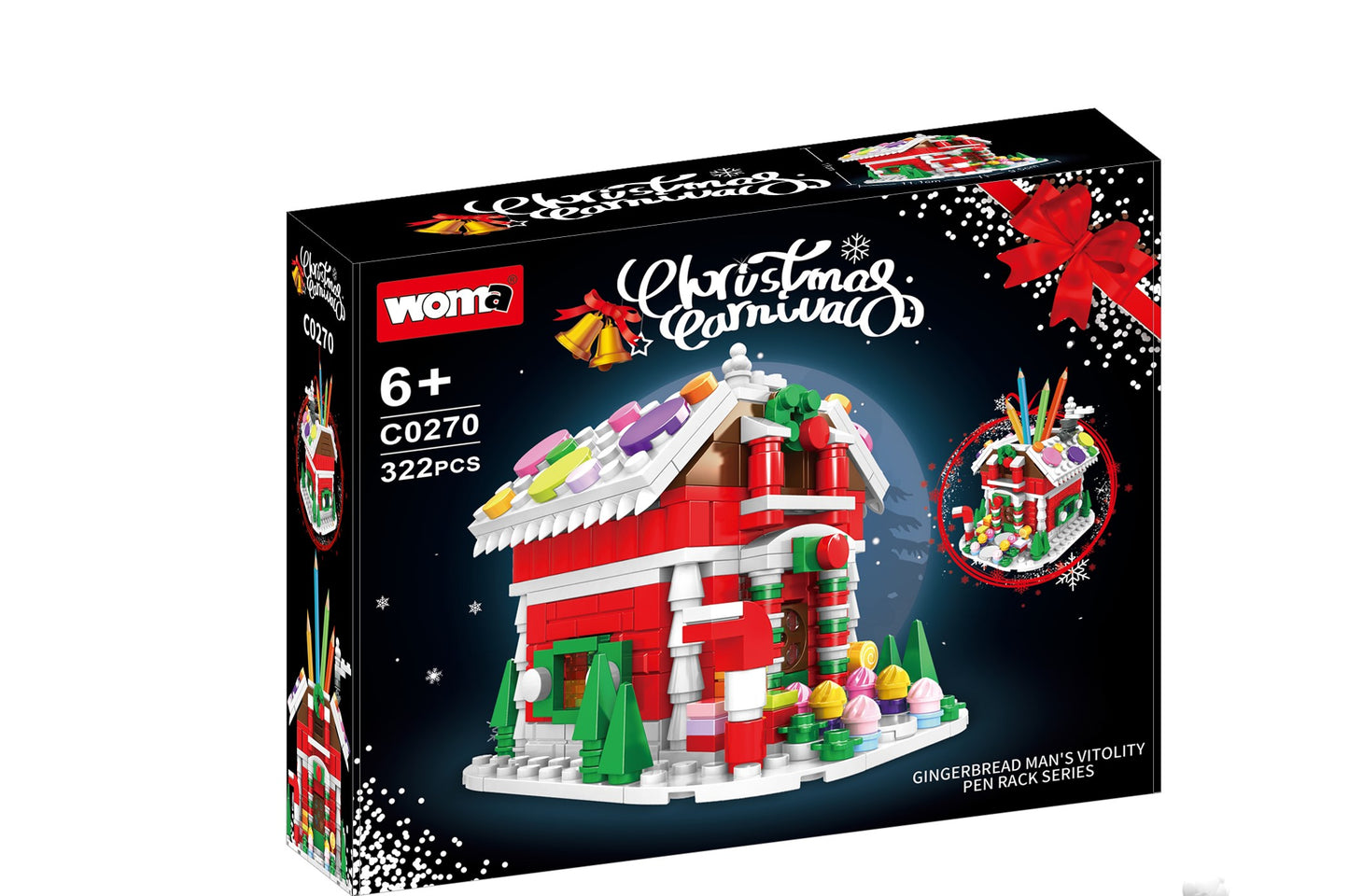 WOMA Xmas Art House Pen Rack