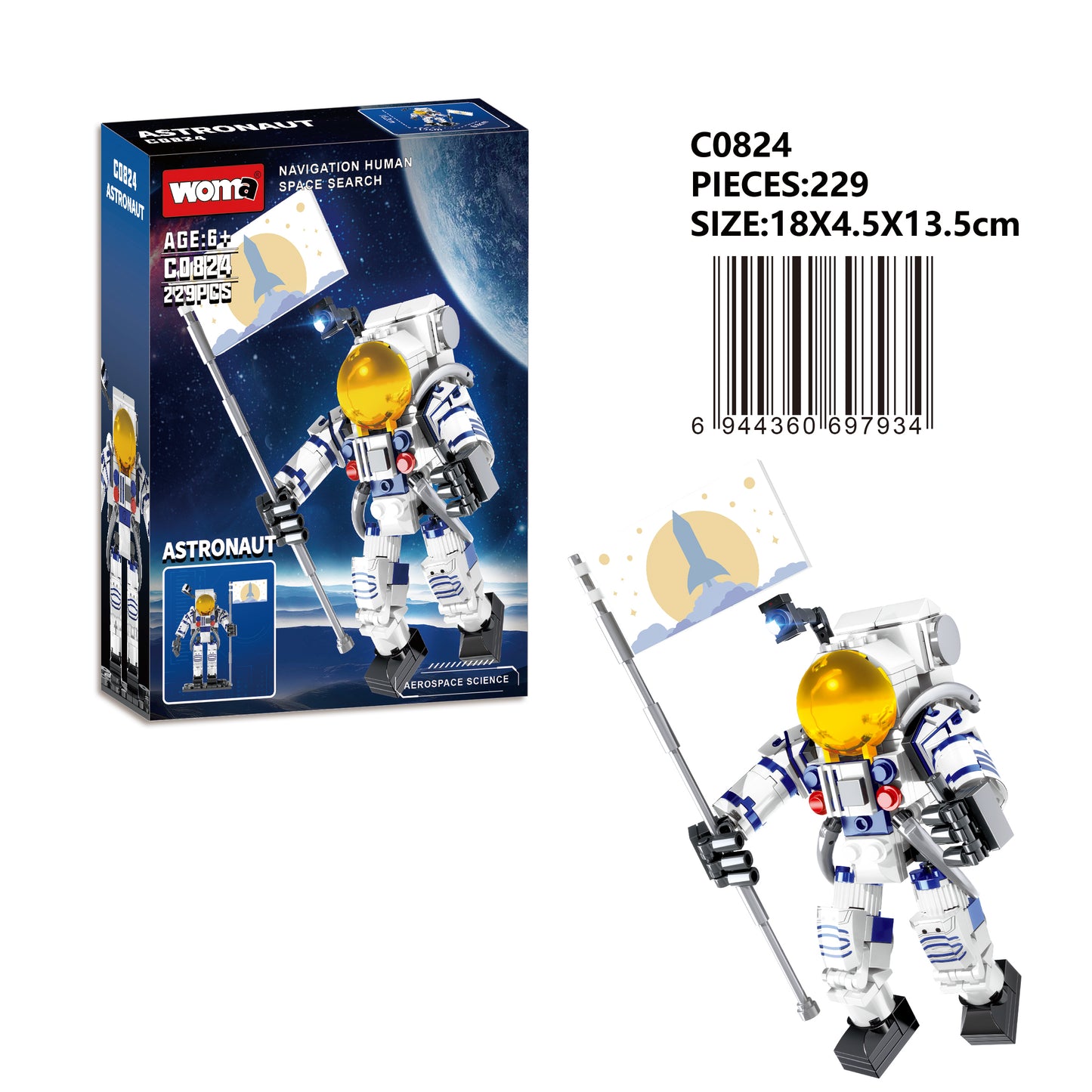 WOMA Building Blocks Astronaut