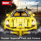 WOMA Technic Thunder Racing Car with Pull Back Function