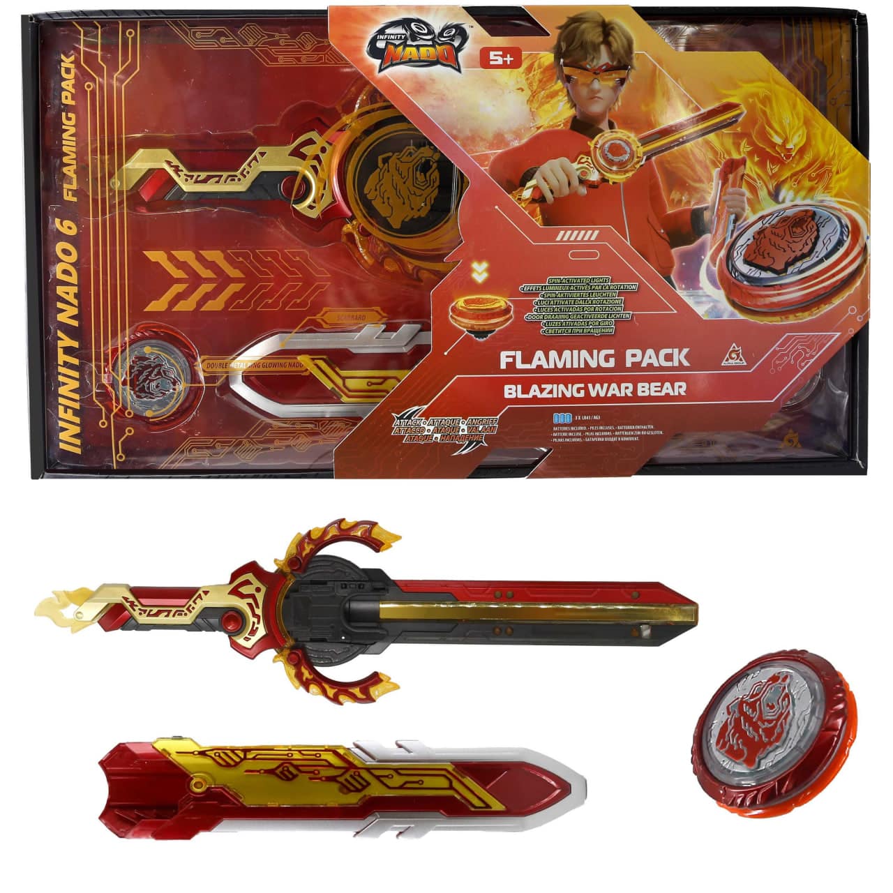 AULDEY Infinity Nado - Flaming Pack - Blazing War Pack